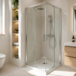 Cabine de douche moderne et compacte