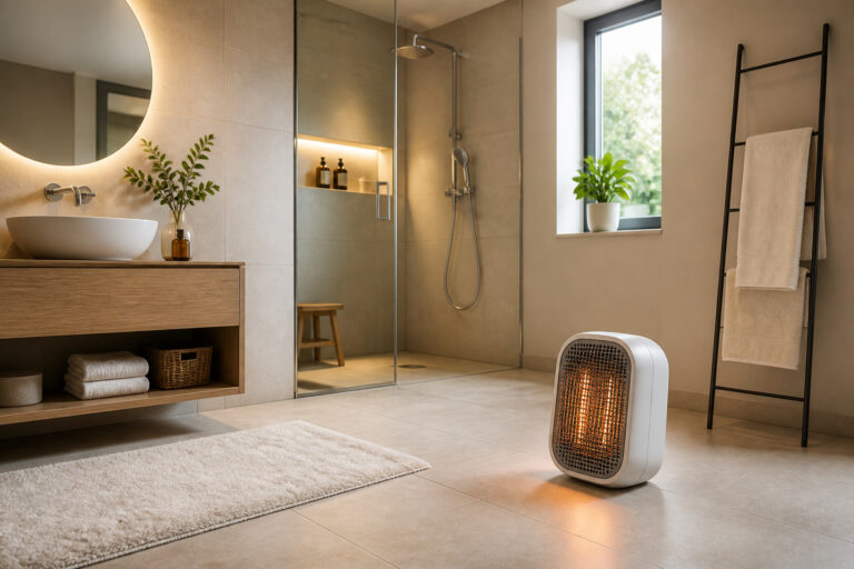 Chauffage compact pour salle de bain moderne