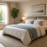 Chambre moderne et paisible